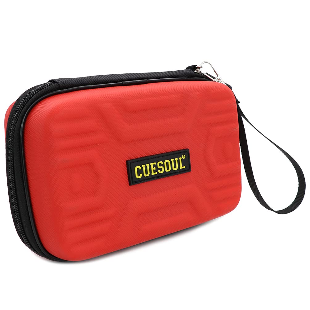 CUESOUL BEAST Darts Case Steel Tip Big Darts Carrying Storage Fit Dart Red Case for 6 Darts (for Tip/Soft Darts), (for Tips, Shafts, Flights,
CUESOUL BEAST Darts Case Steel Tip Big Darts Carrying Storage Fit Dart Red Case for 6 Darts (for Tip/Soft Darts), (for Tips, Shafts, Flights,