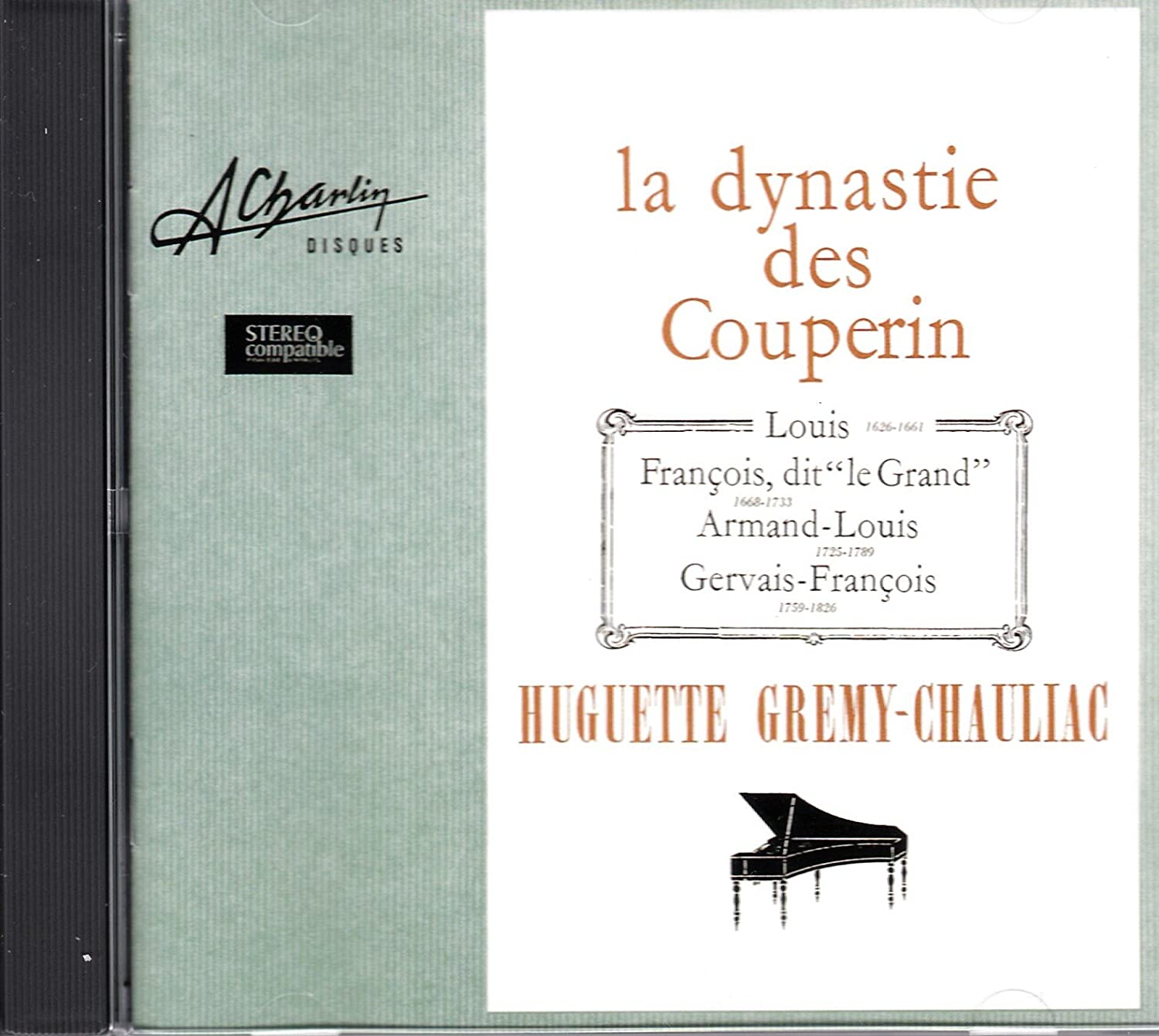 CD GLEMYSCHORIAC UGET L. COUPERIN la dynastie des Couperin TKCZ79210 1993 Japan Classical Used
CD GLEMYSCHORIAC UGET L. COUPERIN la dynastie des Couperin TKCZ79210 1993 Japan Classical Used