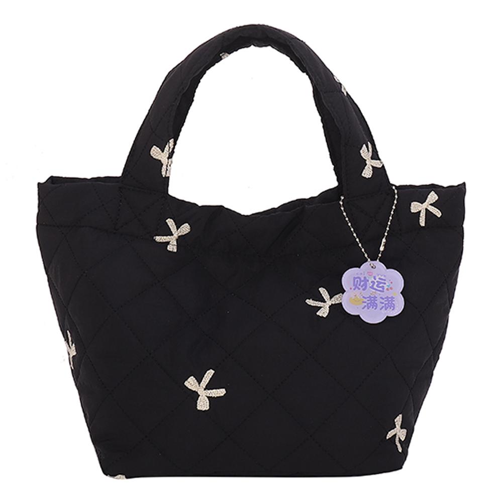 Women Puffy Tote Handbag with Pendant Bow Padded Top Handle Bag Contrast Color Simple Quilted Handbag Ladies Daily Commute Bag
Women Puffy Tote Handbag with Pendant Bow Padded Top Handle Bag Contrast Color Simple Quilted Handbag Ladies Daily Commute Bag