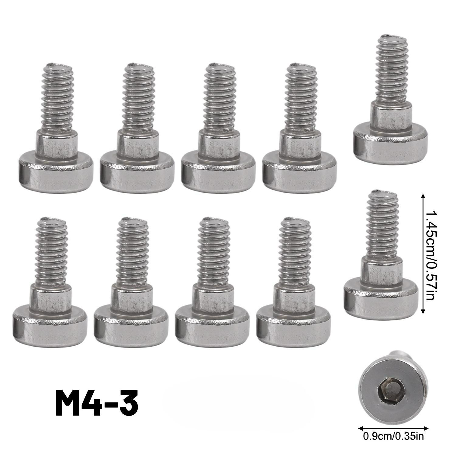 M4 304 Stainless Steel Internal Hexagon Sockets Cap Head Roller Bearing Shoulder Screw Stuff Plug Screws Allen Bolts Wholesale 10PCS
M4 304 Stainless Steel Internal Hexagon Sockets Cap Head Roller Bearing Shoulder Screw Stuff Plug Screws Allen Bolts Wholesale 10PCS