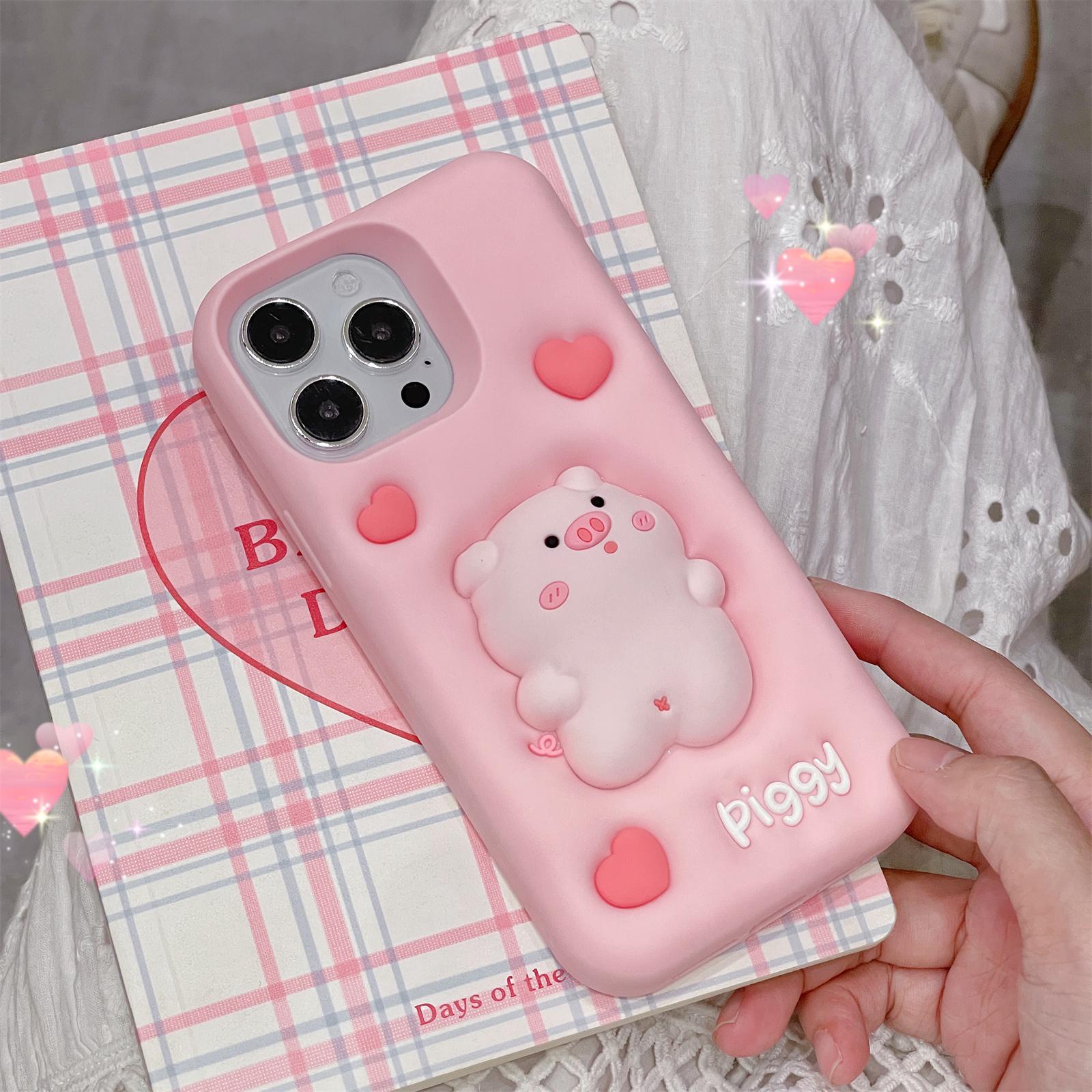 For iPhone 16 Pro Max Silicone Case Cute Expanding Pig Design Shockproof Phone Back Cover As Shown A
For iPhone 16 Pro Max Silicone Case Cute Expanding Pig Design Shockproof Phone Back Cover As Shown A