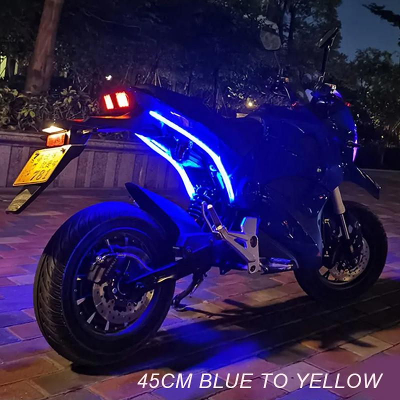 2pcs Motorcycle Turn Signal Lights LED Daytime Running Lights Tail Light DRL Waterproof Decoration Strip Brake Flowing Light 45cm 2pcs синий
2pcs Motorcycle Turn Signal Lights LED Daytime Running Lights Tail Light DRL Waterproof Decoration Strip Brake Flowing Light 45cm 2pcs синий