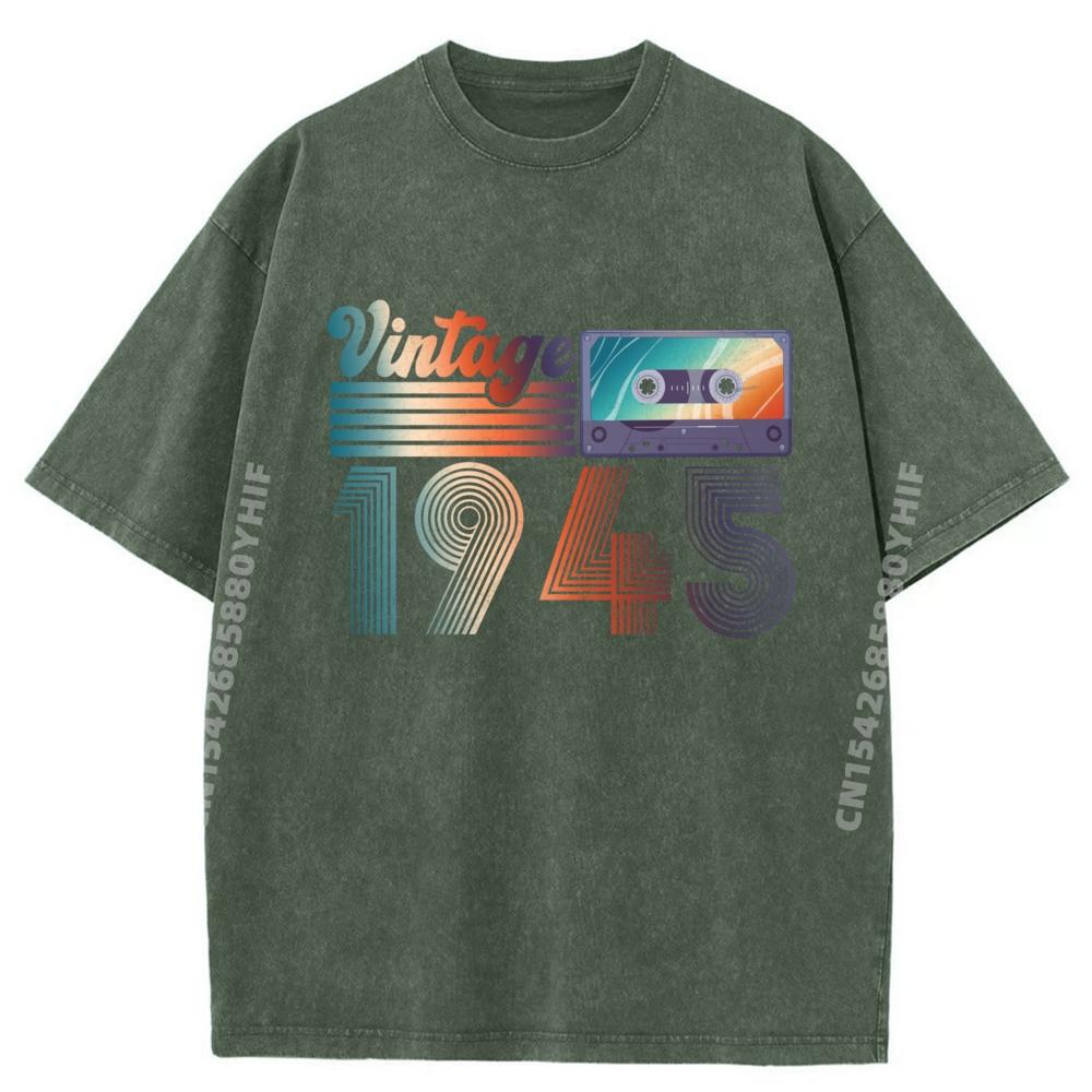 Vintage 1945 80th Birthday 80 Years Old Cassette Tape Graphic Tee Shirt Mens Luxury Brand Washed Shirt FunnyGift 5XL різнокольоровий
Vintage 1945 80th Birthday 80 Years Old Cassette Tape Graphic Tee Shirt Mens Luxury Brand Washed Shirt FunnyGift 5XL різнокольоровий