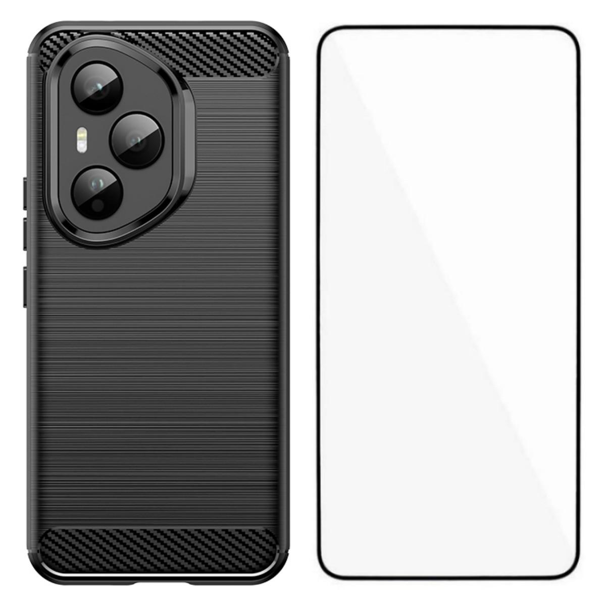 For Honor 400 Pro 5G (Global) Case with Screen Film WANLONFENG LS Series Big Lens Hole Brushed Texture TPU Phone Cover Black
For Honor 400 Pro 5G (Global) Case with Screen Film WANLONFENG LS Series Big Lens Hole Brushed Texture TPU Phone Cover Black