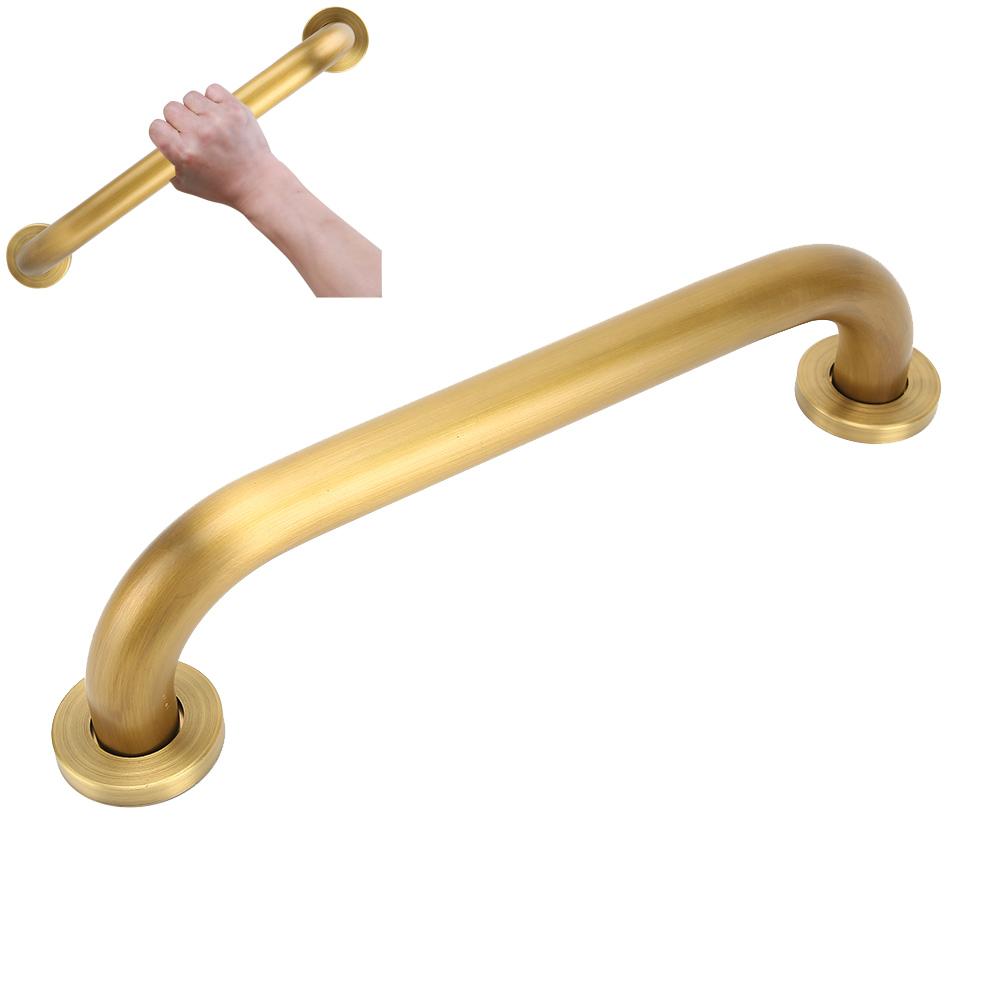 Copper Shower Grab Bar Bathroom Balance Bar Safety Hand Rail Bathtub Safety Handle for Elderly People 30cm
Copper Shower Grab Bar Bathroom Balance Bar Safety Hand Rail Bathtub Safety Handle for Elderly People 30cm