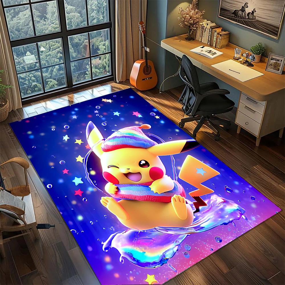 Pikachu Gamer Room Bedroom Carpet Rug, Washable Non Slip Large Area Floor Mat Home Decoration.-TING 60x90cm
Pikachu Gamer Room Bedroom Carpet Rug, Washable Non Slip Large Area Floor Mat Home Decoration.-TING 60x90cm