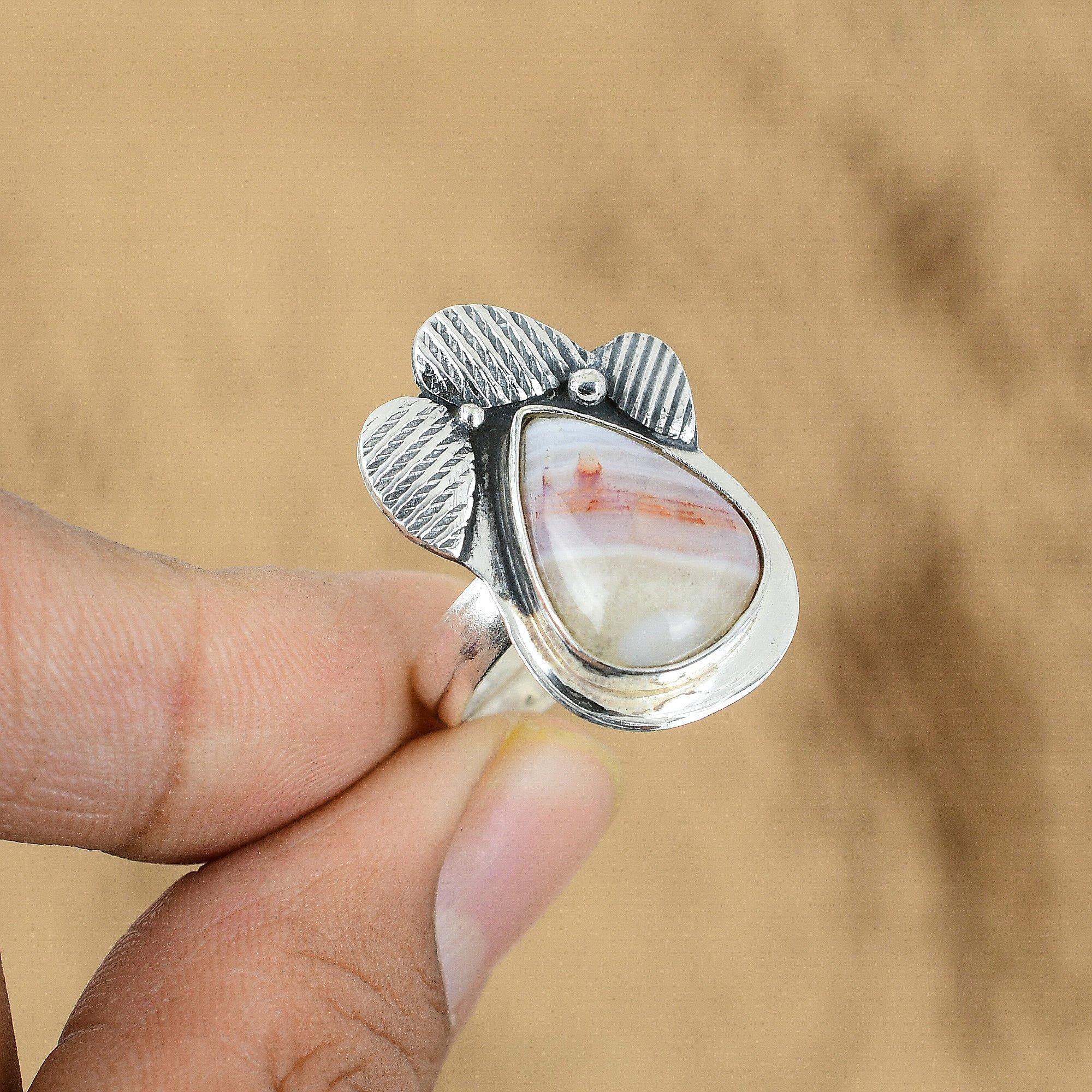 Mothers day Deal 925 Sterling Silver Botswana Agate Stone Sister Statement Ring Yes
Mothers day Deal 925 Sterling Silver Botswana Agate Stone Sister Statement Ring Yes