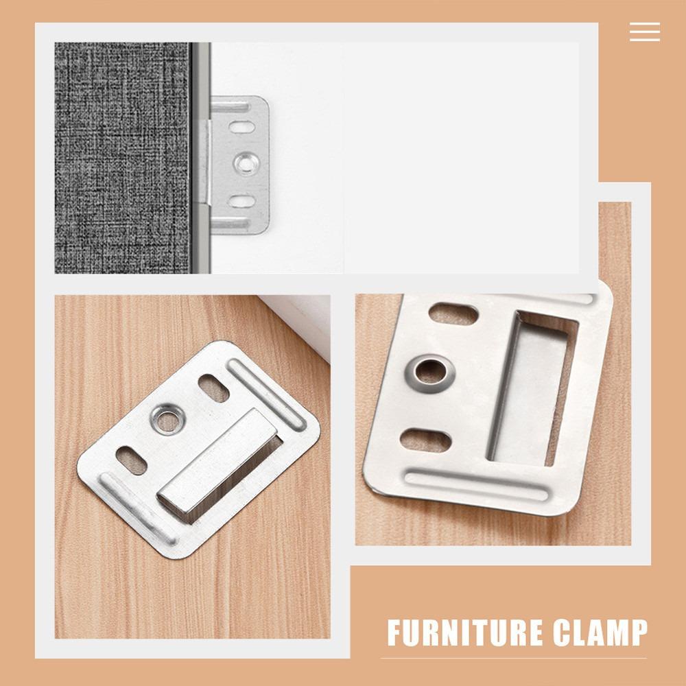100PCS Stainless Steel Wainscot Board Clip Clamp Fastener Hardware Furniture New Wall Panel Buckle
100PCS Stainless Steel Wainscot Board Clip Clamp Fastener Hardware Furniture New Wall Panel Buckle