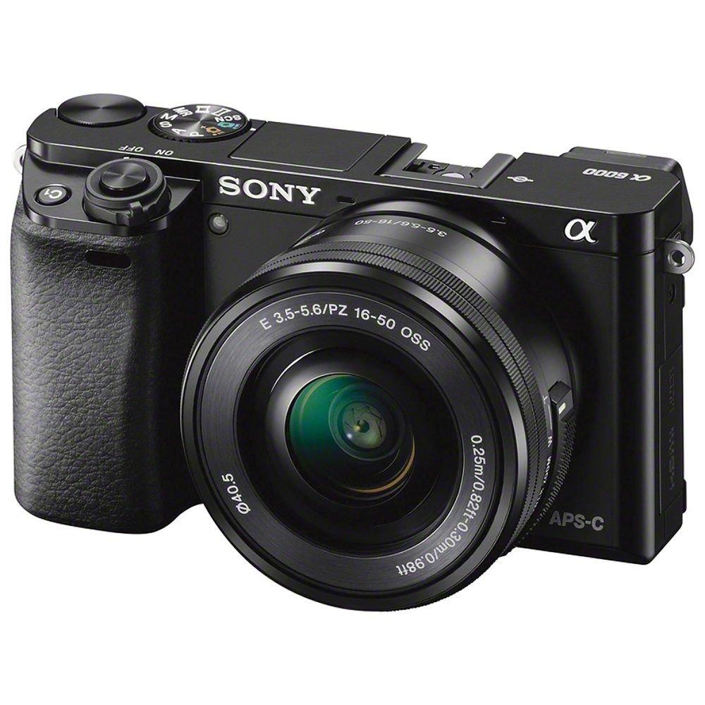 Sony Alpha a6000 Mirrorless Digital Camera 24.3MP SLR Camera with 3.0-Inch LCD (Black) w/16-50mm Power Zoom Lens
Sony Alpha a6000 Mirrorless Digital Camera 24.3MP SLR Camera with 3.0-Inch LCD (Black) w/16-50mm Power Zoom Lens