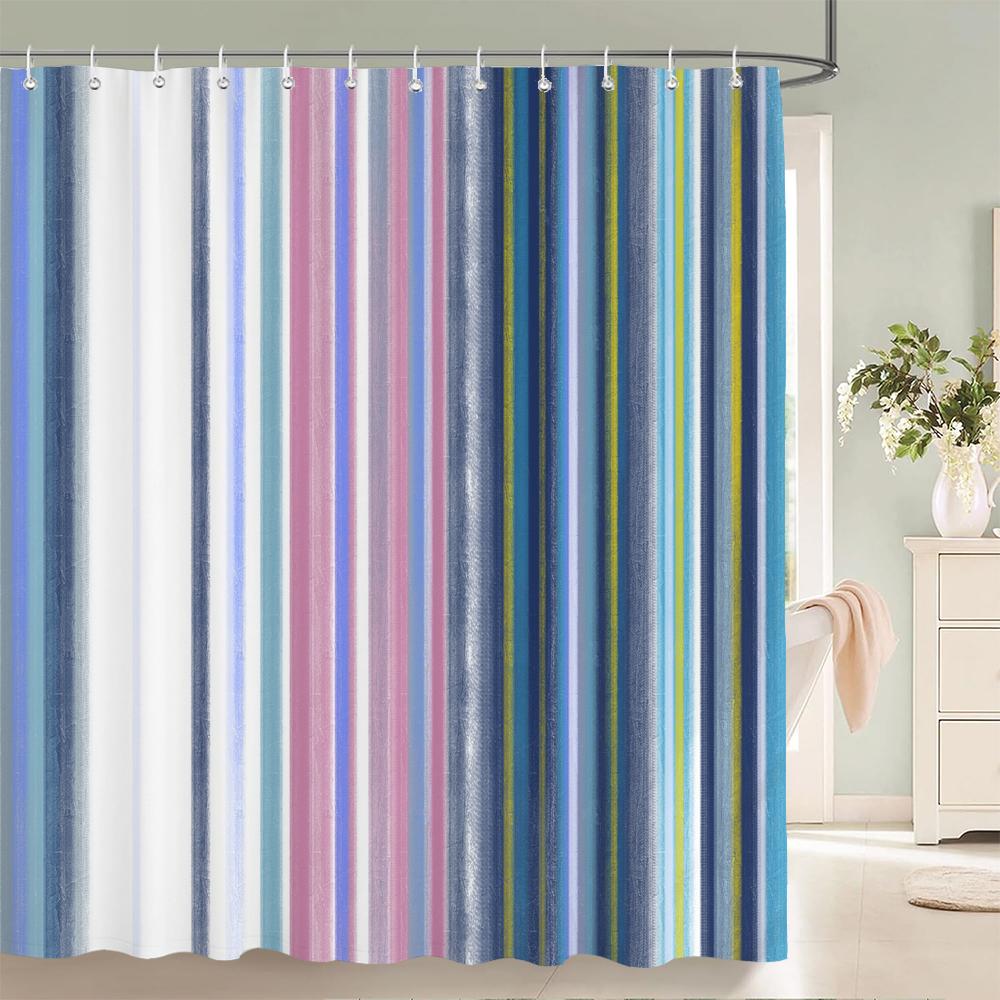 3D Colorful Simple Geometric Printing Shower Curtains Bathroom Curtain Waterproof Polyester Home Decoration Curtain With Hooks W60H190(CM)-1 Pcs
3D Colorful Simple Geometric Printing Shower Curtains Bathroom Curtain Waterproof Polyester Home Decoration Curtain With Hooks W60H190(CM)-1 Pcs