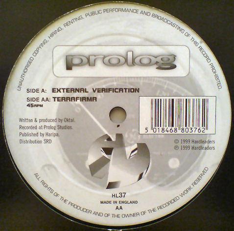 12inch Record PROLOG - External Verification / Terrafirma HL37 Hardleaders 1999 UK Dance & Electronica Used
12inch Record PROLOG - External Verification / Terrafirma HL37 Hardleaders 1999 UK Dance & Electronica Used