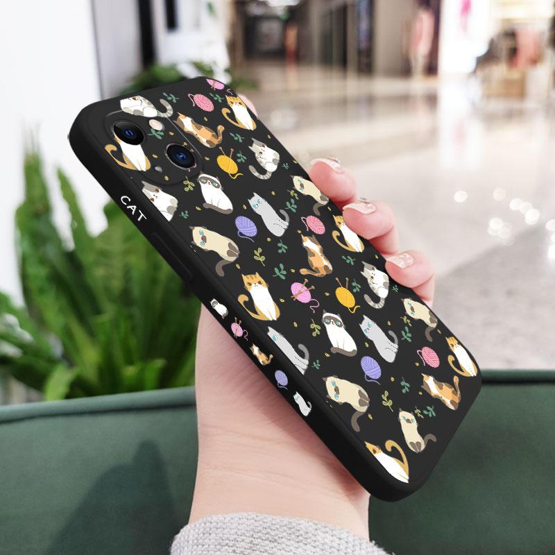 Simple Cat Pattern Phone Case For iPhone 16 15 14 13 12 11 Pro Max Mini X XR XS Cover iPhone 12 Pro чорний
Simple Cat Pattern Phone Case For iPhone 16 15 14 13 12 11 Pro Max Mini X XR XS Cover iPhone 12 Pro чорний