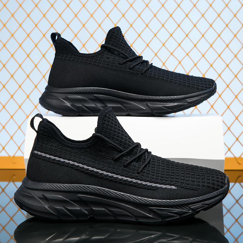 Мужские кроссовки Повседневная спортивная обувь Удобная уличная Противоскользящая Модная Сетчатая Толстая подошва Дышащая Обувь для бега трусцой Мужская Обувь для бега 46 чёрный
Мужские кроссовки Повседневная спортивная обувь Удобная уличная Противоскользящая Модная Сетчатая Толстая подошва Дышащая Обувь для бега трусцой Мужская Обувь для бега 46 чёрный
