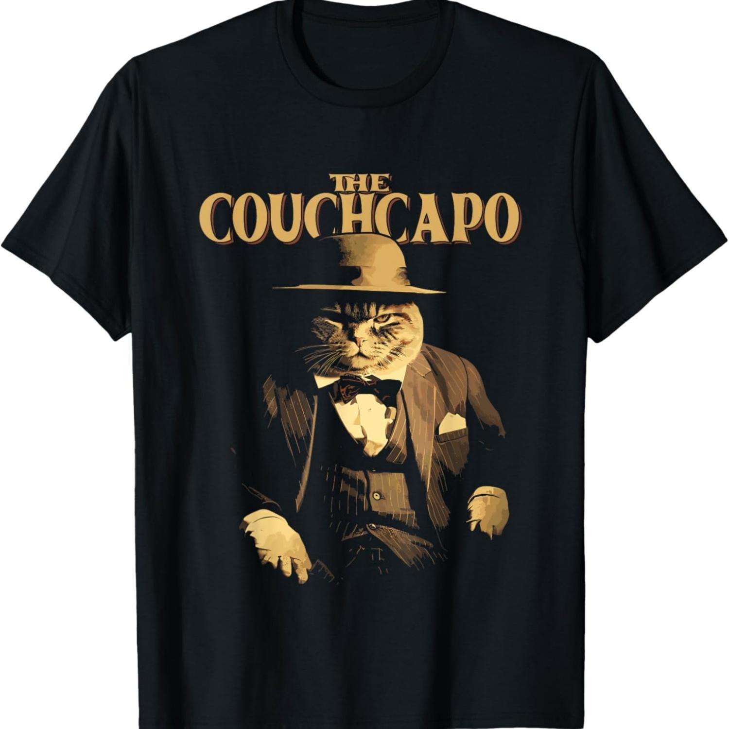Funny Gangster Cat Couch Capo Cat Dad Men, Women T-Shirt S чёрный
Funny Gangster Cat Couch Capo Cat Dad Men, Women T-Shirt S чёрный