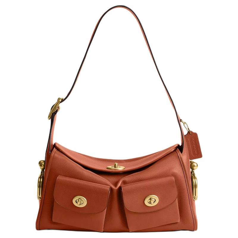 COACH Turnlock backpack bag cow leather shoulder bag small size women s amber brown коричневий
COACH Turnlock backpack bag cow leather shoulder bag small size women s amber brown коричневий