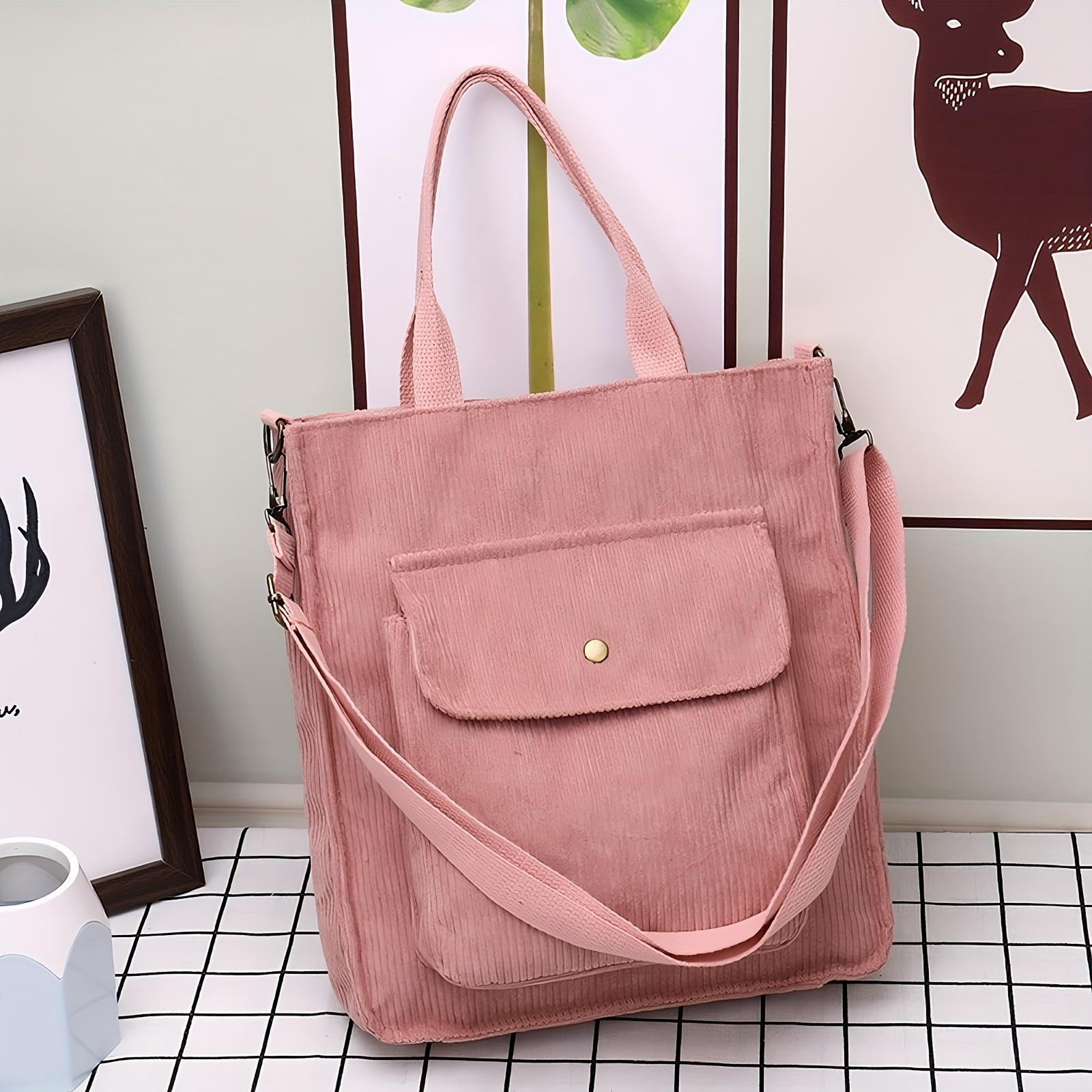 Women s Vintage Corduroy Tote Bag, Stylish Multiple Pockets, Ideal for Students, Work, Everyday Handbag Shoulder Crossbody Bag рожевий
Women s Vintage Corduroy Tote Bag, Stylish Multiple Pockets, Ideal for Students, Work, Everyday Handbag Shoulder Crossbody Bag рожевий