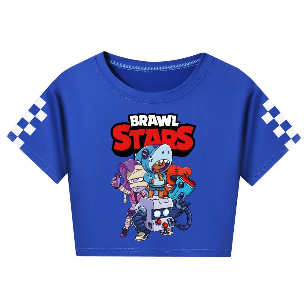4093 Футболка з коротким рукавом для дівчат з принтом Brawl Stars 130cm темно-синього кольору
4093 Футболка з коротким рукавом для дівчат з принтом Brawl Stars 130cm темно-синього кольору