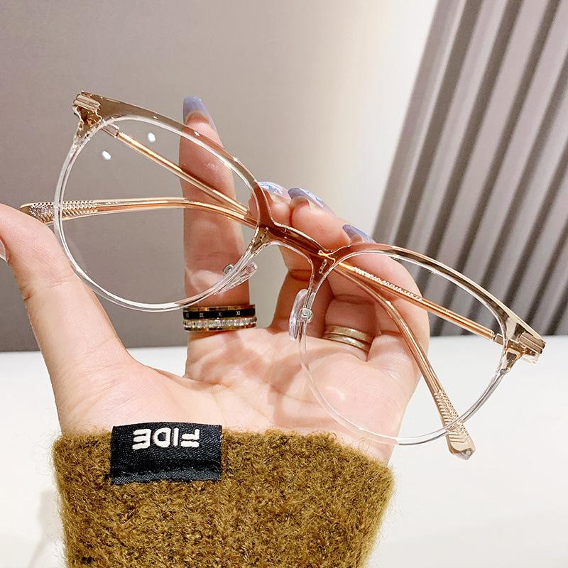 Brown Round Frame Glasses 8145 Plain Frame, Anti-Blue Light Female Style Plain Tr90 прозрачный
Brown Round Frame Glasses 8145 Plain Frame, Anti-Blue Light Female Style Plain Tr90 прозрачный