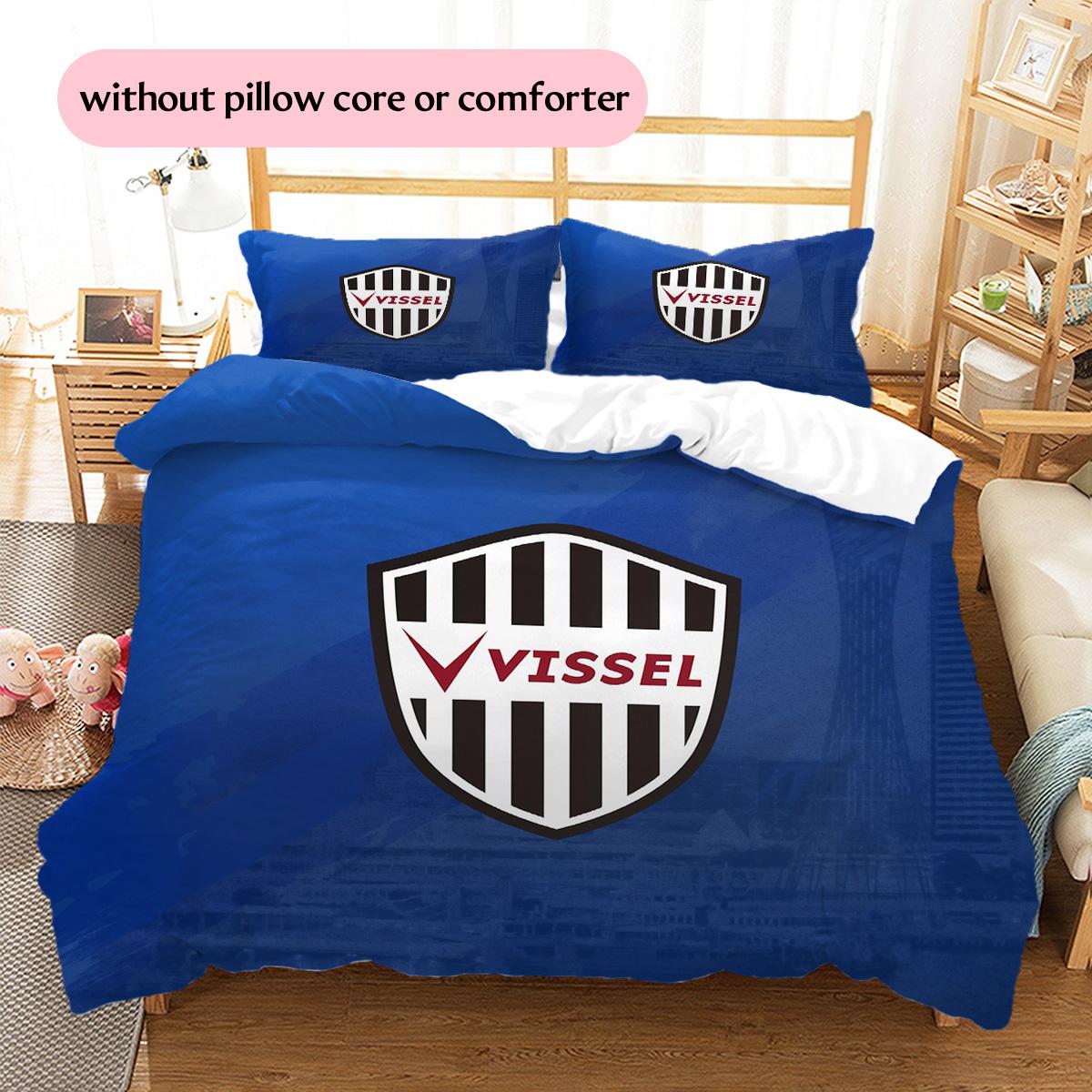 Vissel Kobe Pattern Bedding Quilt Set Home Decoration Gift (1 * duvet cover + 2 * pillowcase without core) 135x200cm
Vissel Kobe Pattern Bedding Quilt Set Home Decoration Gift (1 * duvet cover + 2 * pillowcase without core) 135x200cm