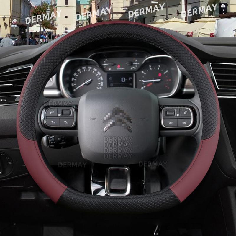 для Citroen Berlingo e-Berlingo Berlingo XL 9 кольорів Автомобільний чохол на рульове колесо PU шкіра протиковзкий Авто D shape Wine Red
для Citroen Berlingo e-Berlingo Berlingo XL 9 кольорів Автомобільний чохол на рульове колесо PU шкіра протиковзкий Авто D shape Wine Red