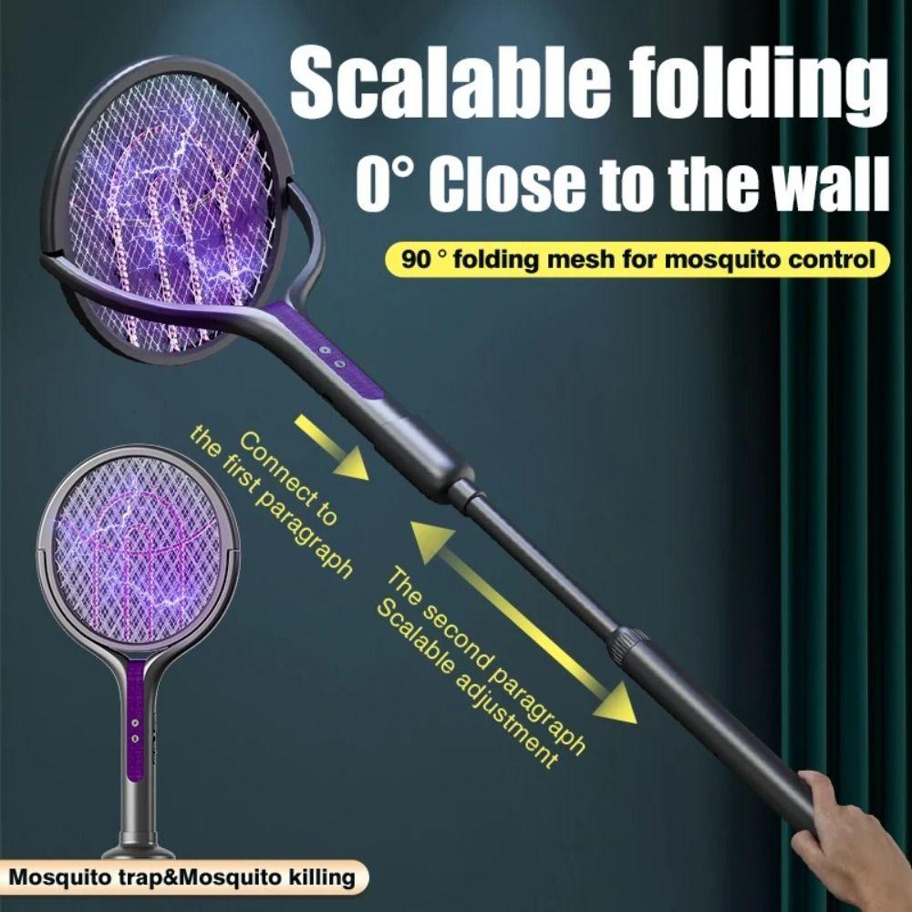 Multifunctional Mosquito Swatter USB Rechargeable Anti-mosquito Lamp New Mosquito Killer Lamp Home Without Extension Rod
Multifunctional Mosquito Swatter USB Rechargeable Anti-mosquito Lamp New Mosquito Killer Lamp Home Without Extension Rod