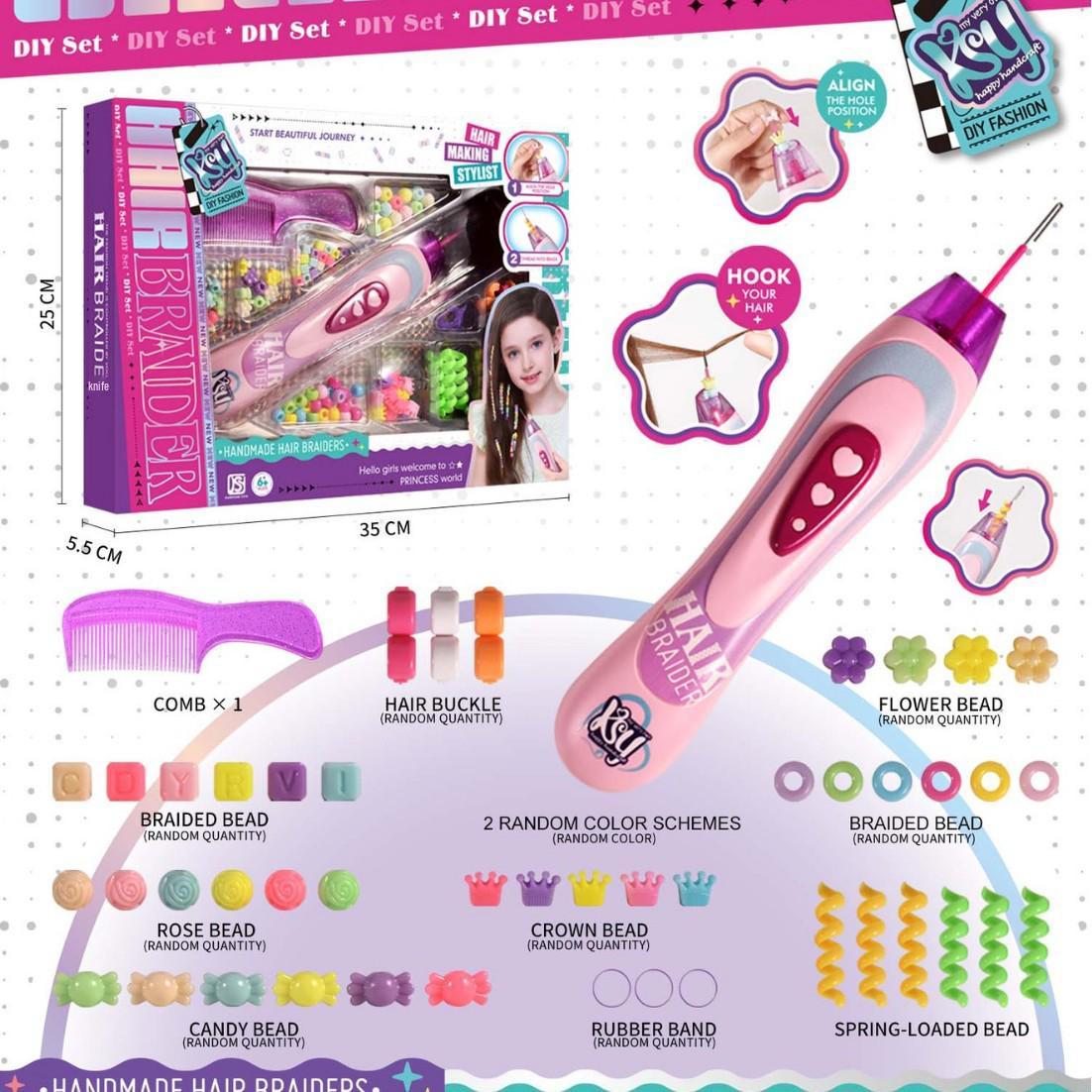 Electric Magic Hair Braider: Three-Strand Braider for Dreadlocks & Children s Hairstyles
Electric Magic Hair Braider: Three-Strand Braider for Dreadlocks & Children s Hairstyles