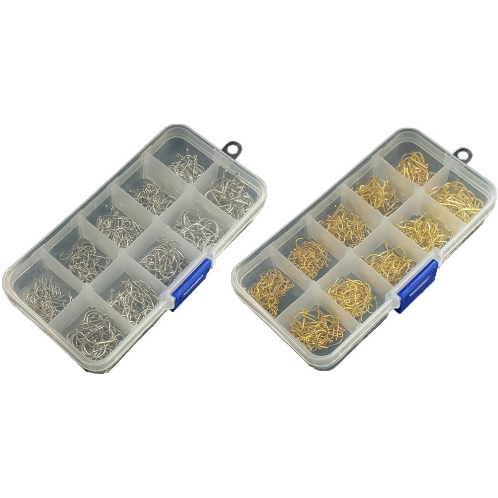 500Pcs 10 Different Sizes Fishing Hooks Carbon Steel Barbed Fishing Hooks Circle Hooks for Saltwater Freshwater Ice Fishing
500Pcs 10 Different Sizes Fishing Hooks Carbon Steel Barbed Fishing Hooks Circle Hooks for Saltwater Freshwater Ice Fishing