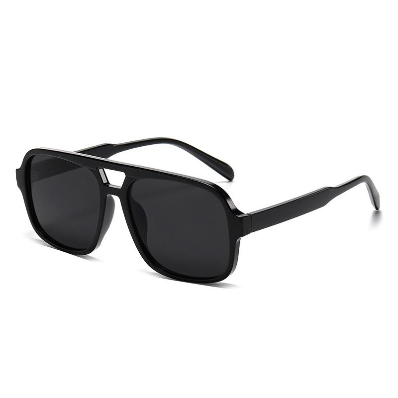 SO&EI Retro Double Bridges Square Women Luxury Sunglasses Fashion Yellow Green Shades UV400 Men Gradient Sun Glasses As the picture черный серый
SO&EI Retro Double Bridges Square Women Luxury Sunglasses Fashion Yellow Green Shades UV400 Men Gradient Sun Glasses As the picture черный серый