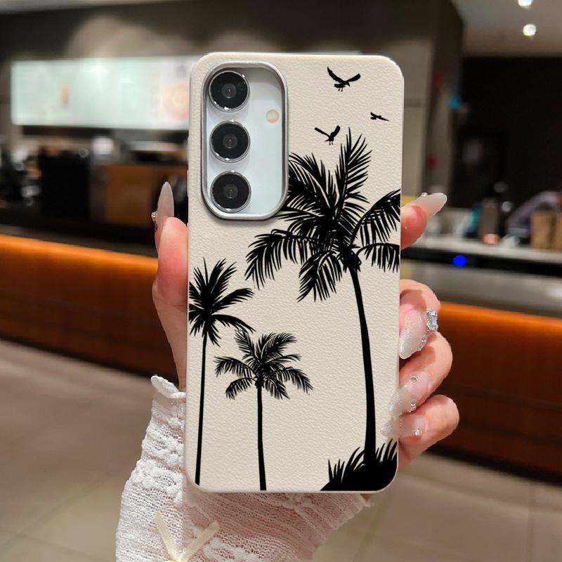 Чехол для Samsung S25 Ultra S24 FE S23 S22 A16 A56 A36 A55 A15 A35 с рисунком кокосовой пальмы, из ТПУ с текстурой кожи, тонкий, противоударный, мягкий матовый чехол для телефона Samsung A53 5G бежевый
Чехол для Samsung S25 Ultra S24 FE S23 S22 A16 A56 A36 A55 A15 A35 с рисунком кокосовой пальмы, из ТПУ с текстурой кожи, тонкий, противоударный, мягкий матовый чехол для телефона Samsung A53 5G бежевый