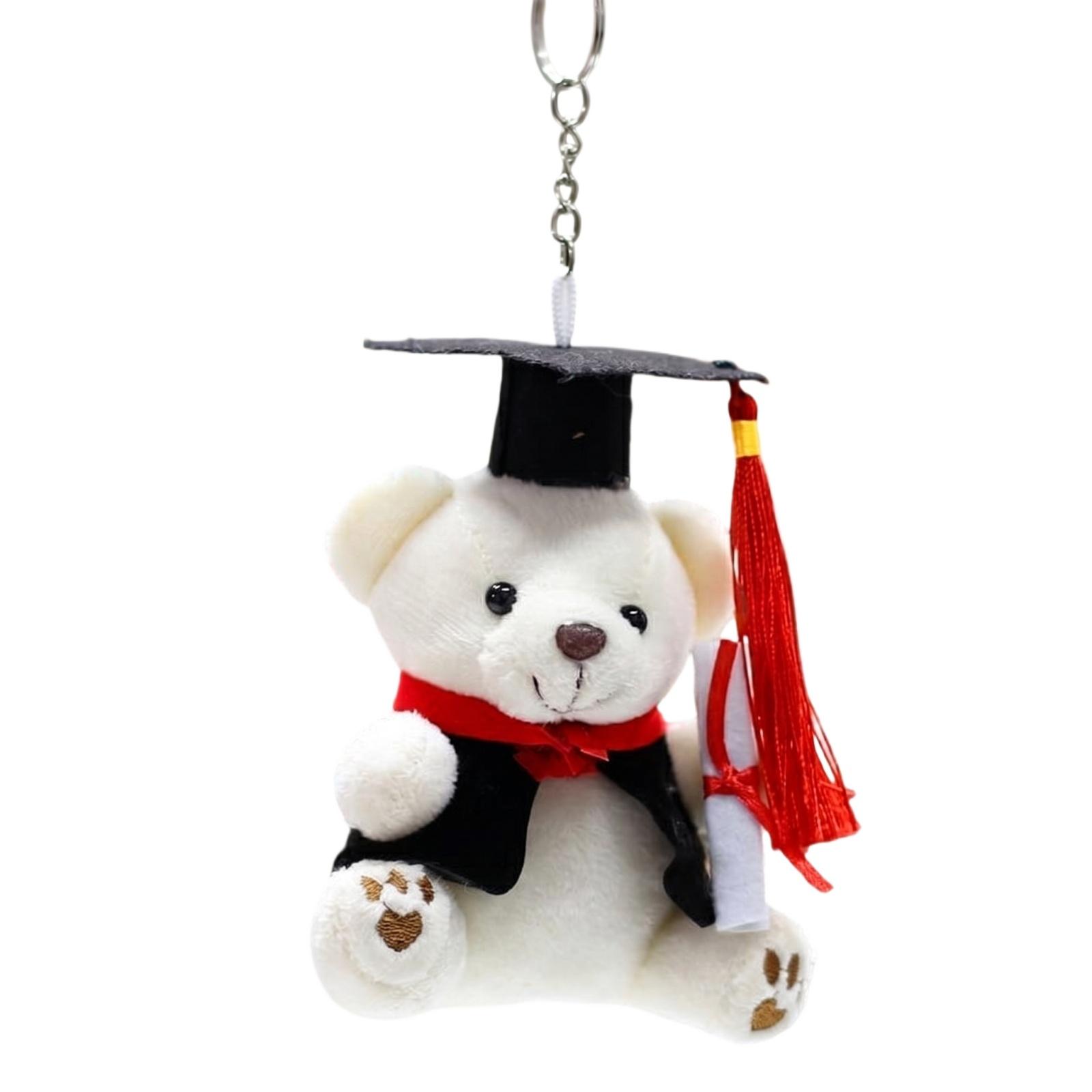 Plush Bear Keychain Graduation Doll with Cap and Diploma Soft Stuffed Animal Toy Accessory for Graduation Celebration Gift One Size
Plush Bear Keychain Graduation Doll with Cap and Diploma Soft Stuffed Animal Toy Accessory for Graduation Celebration Gift One Size