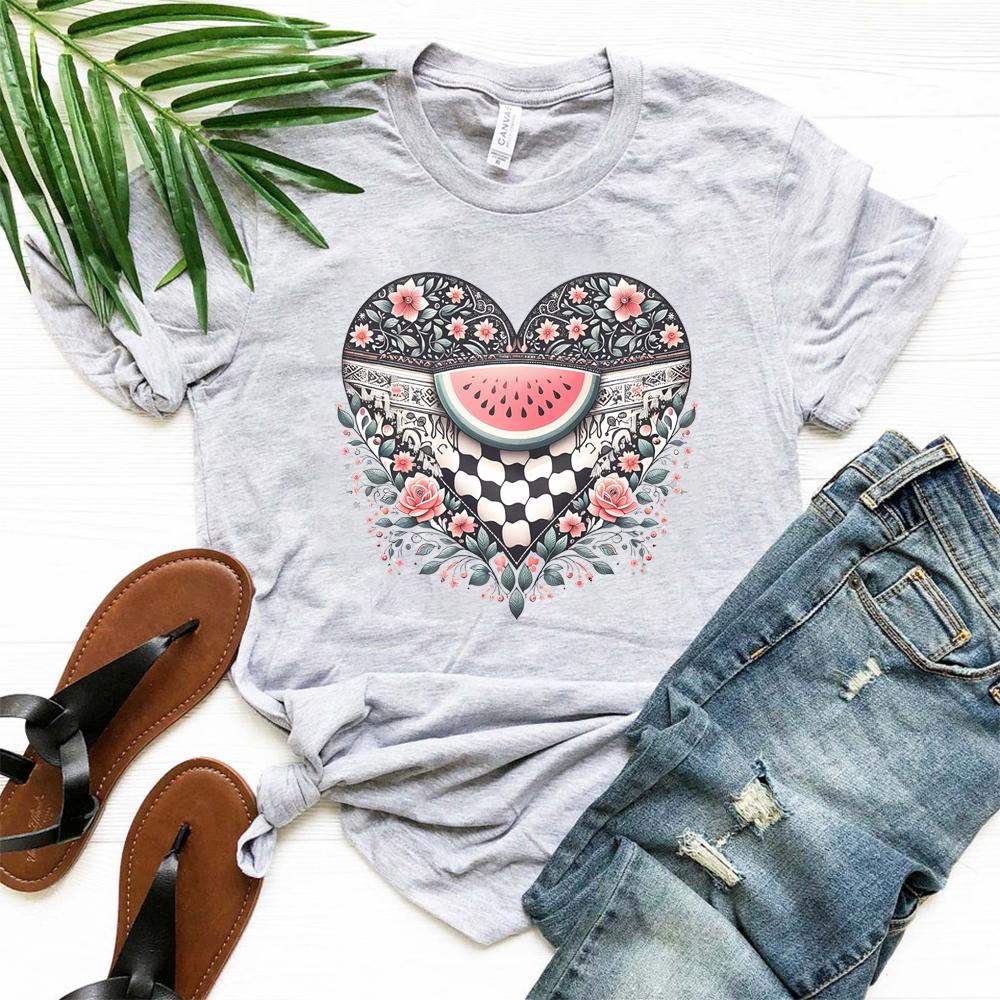 Love Heart Watermelon Graphic Tshirt Aesthetic Fruit Shirt HuUnisex Rights Shirts Protest Tee Unisex Short Sleeves Tops 4XL
Love Heart Watermelon Graphic Tshirt Aesthetic Fruit Shirt HuUnisex Rights Shirts Protest Tee Unisex Short Sleeves Tops 4XL