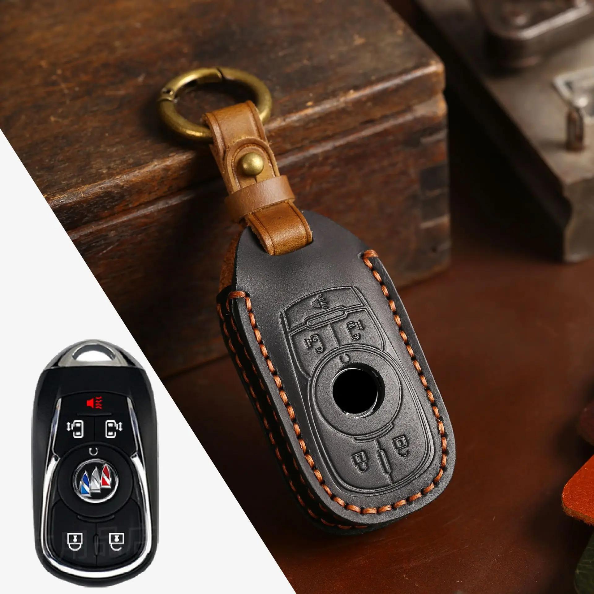 Premium Leather Key Fob Cover for Buick Envision/Encore: Anti-Scratch, Shockproof Full Protection Key Case with Metal Ring
Premium Leather Key Fob Cover for Buick Envision/Encore: Anti-Scratch, Shockproof Full Protection Key Case with Metal Ring