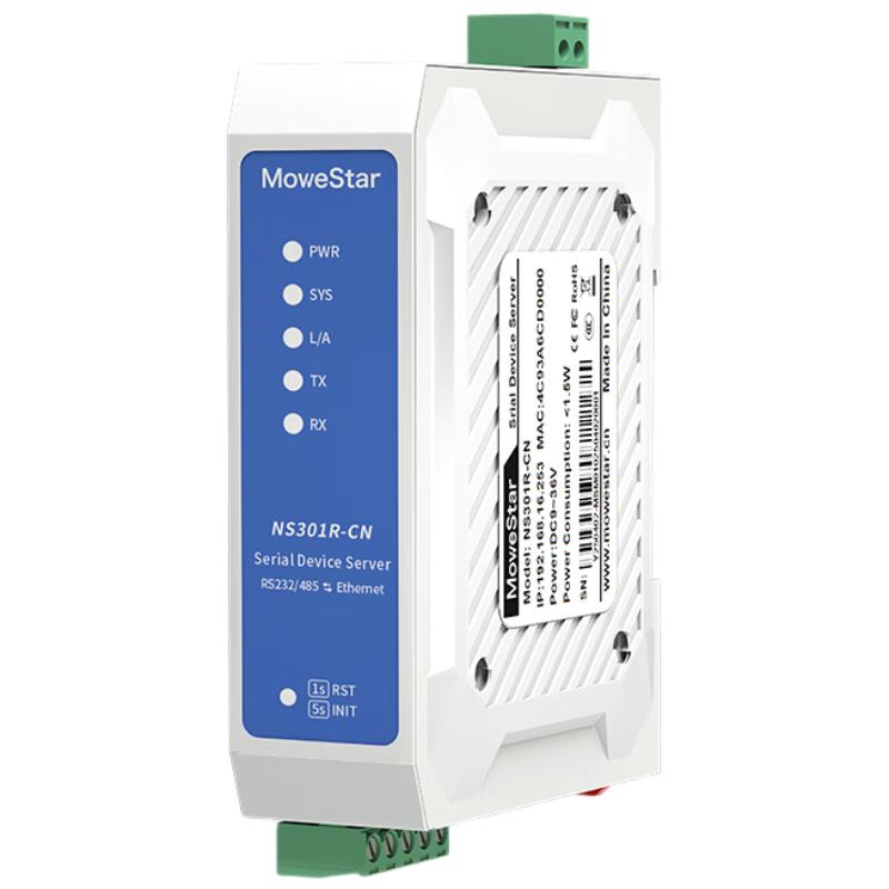 MoweStar Nationalized Industrial Serial to Ethernet Server
MoweStar Nationalized Industrial Serial to Ethernet Server
