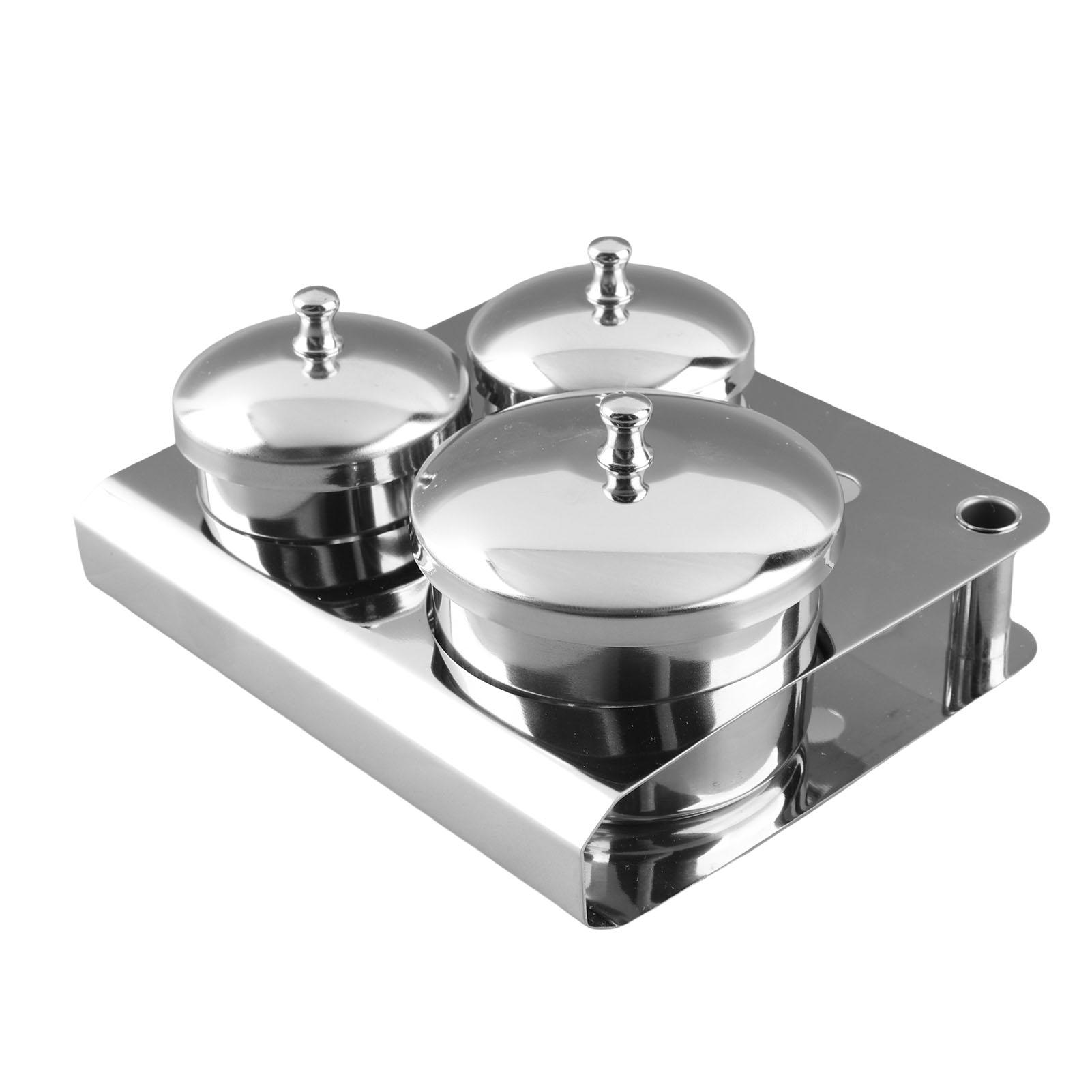 3pcs Stainless Steel Nail Art Mini Powder & Liquid Set Cans Storage Box Compact Manicure Tools
3pcs Stainless Steel Nail Art Mini Powder & Liquid Set Cans Storage Box Compact Manicure Tools