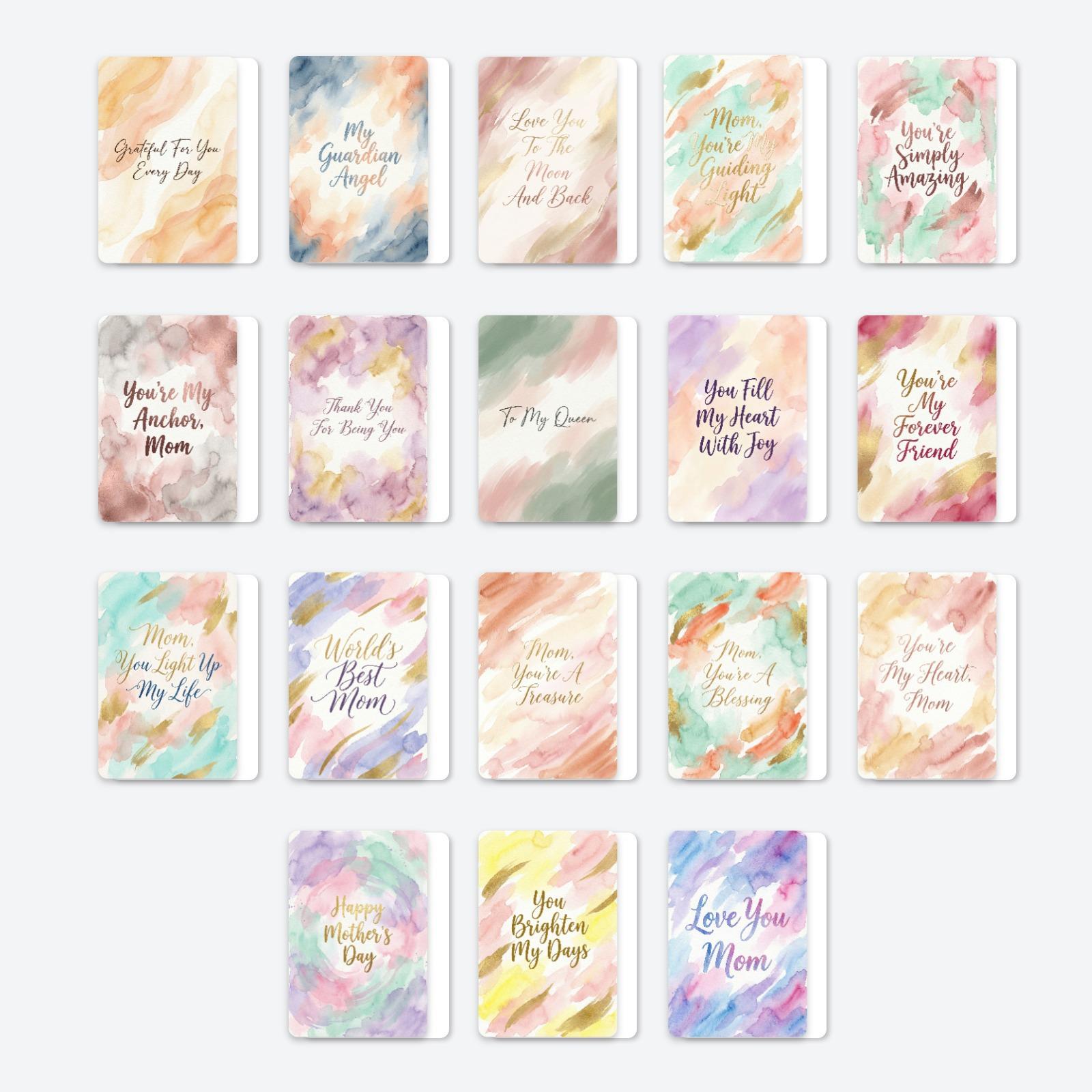 36 Watercolor Simple Mother S Day Blessing Cards For Mothers, Holiday Gifts, Decoration, Message Card Batches RXHB0472
36 Watercolor Simple Mother S Day Blessing Cards For Mothers, Holiday Gifts, Decoration, Message Card Batches RXHB0472