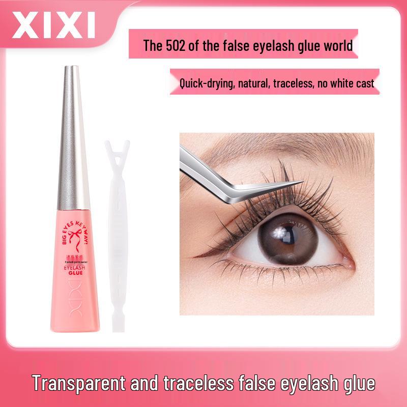 Xixi Clear Traceless Eyelash Glue - Natural Setting Makeup Adhesive
Xixi Clear Traceless Eyelash Glue - Natural Setting Makeup Adhesive