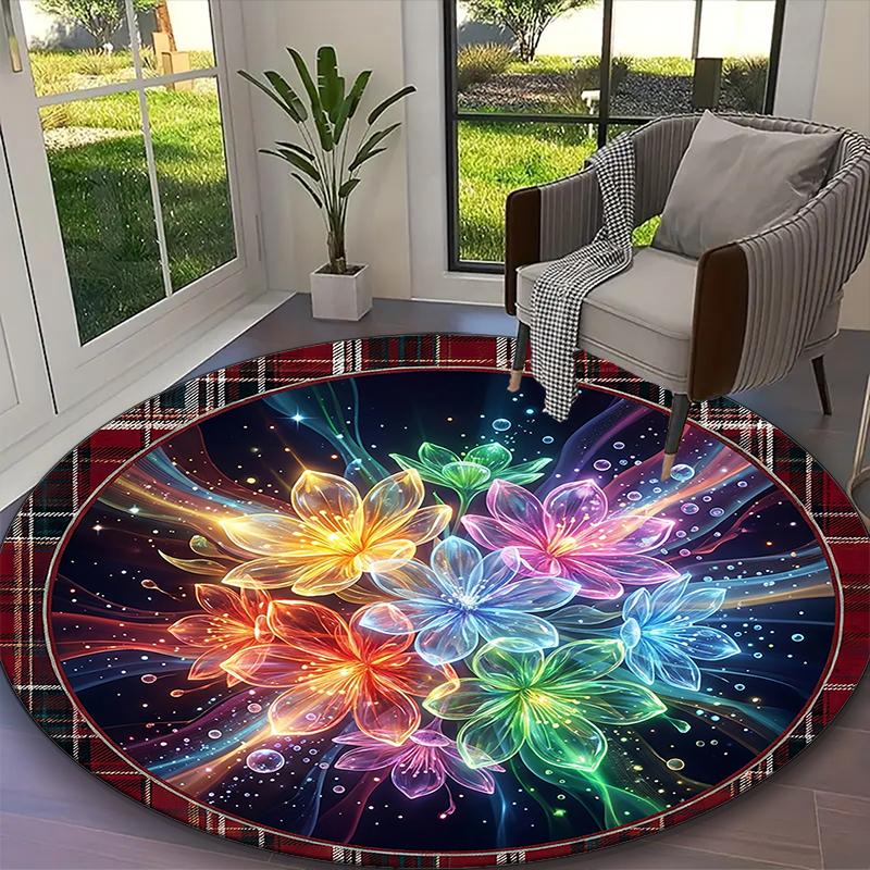 1pc Office Carpet, Colorful flower of energy Pattern Chair Rug, Living Room Printed Round Rug, Home Chair Floor Mat Diameter 60cm
1pc Office Carpet, Colorful flower of energy Pattern Chair Rug, Living Room Printed Round Rug, Home Chair Floor Mat Diameter 60cm