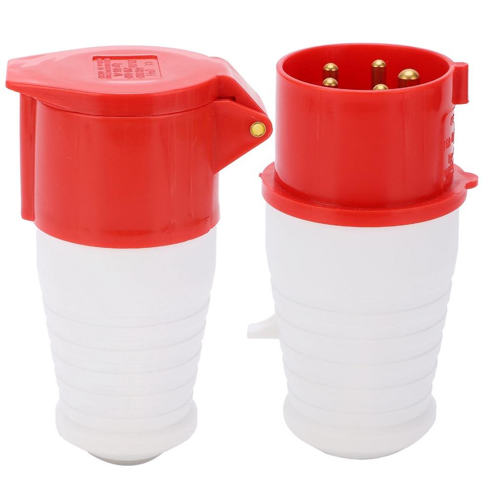 5 Pin 3 Phase Industrial Plug Connector 3P+N+E Power Socket Plug Coupler Heavy Duty Equipment
5 Pin 3 Phase Industrial Plug Connector 3P+N+E Power Socket Plug Coupler Heavy Duty Equipment