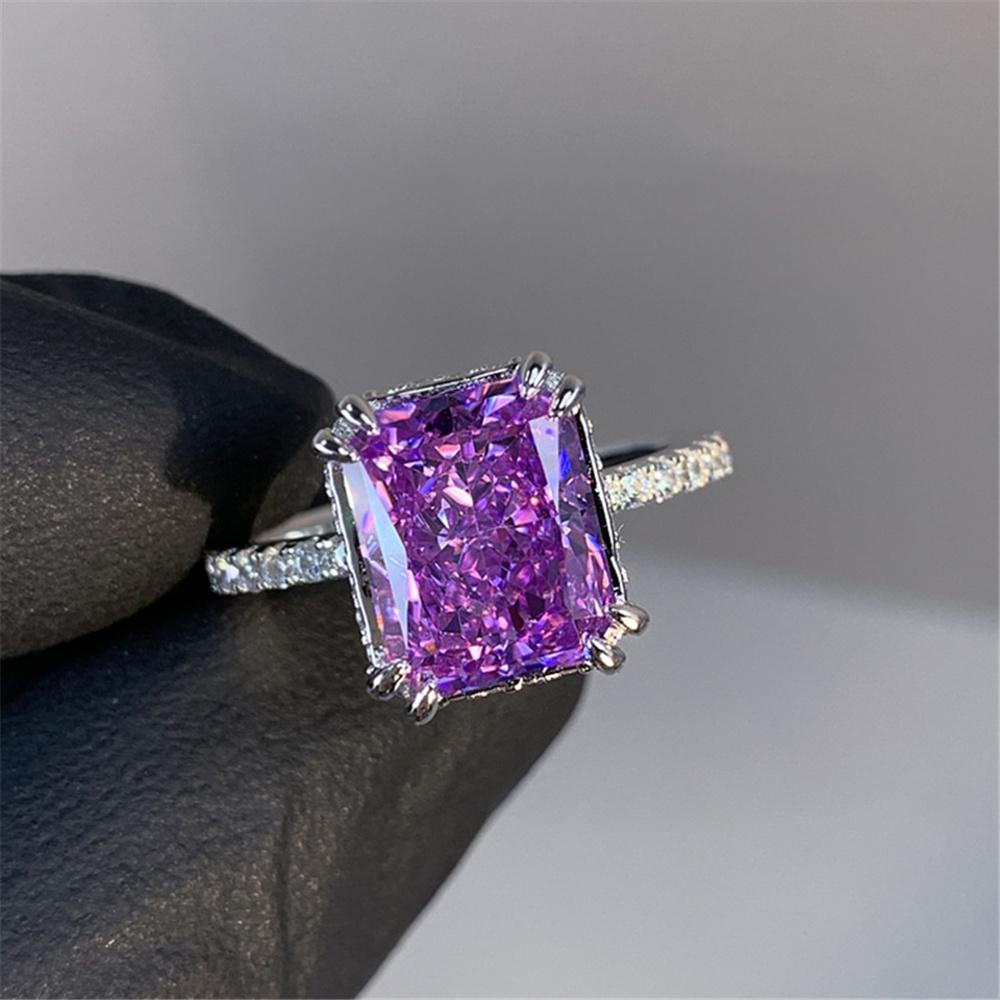 Cute Female Purple Stone Square Adjustable Ring Silver Color Open Wedding Jewelry for Women 2025 resizable
Cute Female Purple Stone Square Adjustable Ring Silver Color Open Wedding Jewelry for Women 2025 resizable