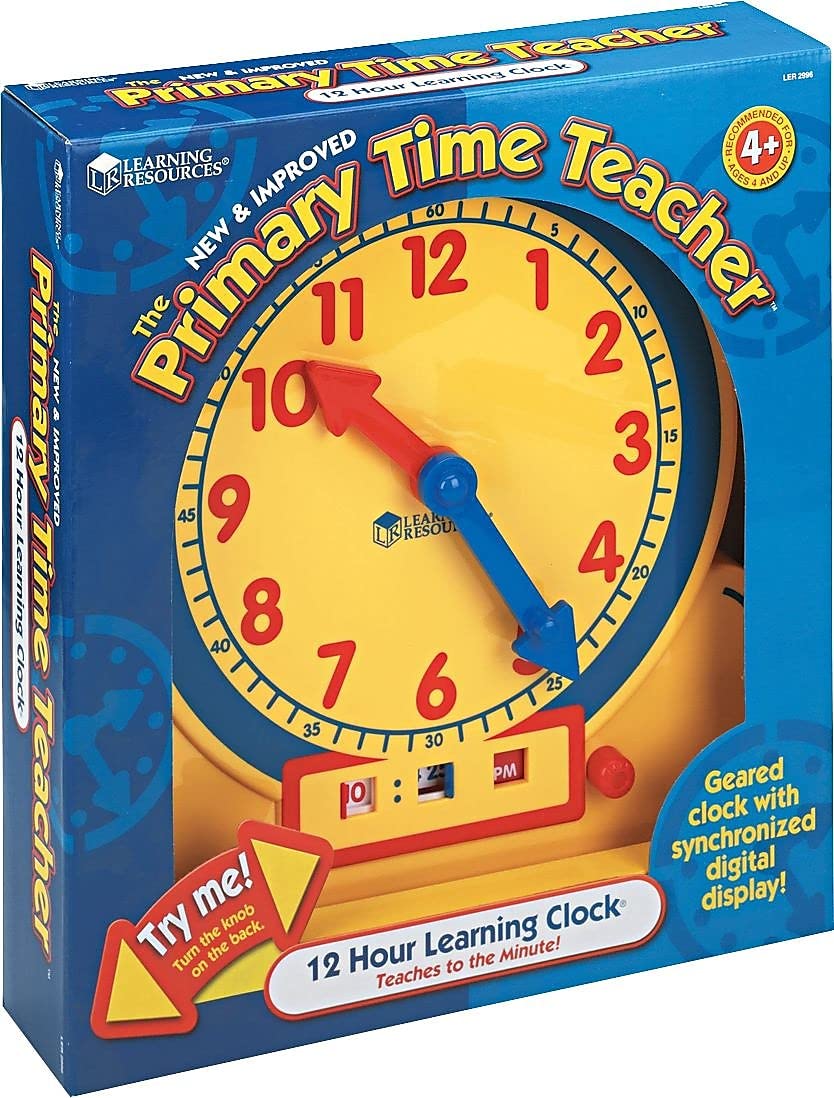 Учебные ресурсы Primary Time TeacherTM Learning Цифровые аналоговые часы для обучения Демонстрация LER 2996 12-часовые часы(р) &
Учебные ресурсы Primary Time TeacherTM Learning Цифровые аналоговые часы для обучения Демонстрация LER 2996 12-часовые часы(р) &