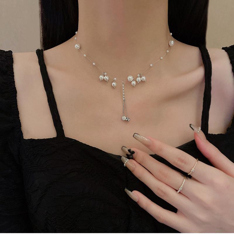Korean Luxury Pearl & Zircon Clavicle Necklace - Women’s Versatile Fashion Style серебряный
Korean Luxury Pearl & Zircon Clavicle Necklace - Women’s Versatile Fashion Style серебряный