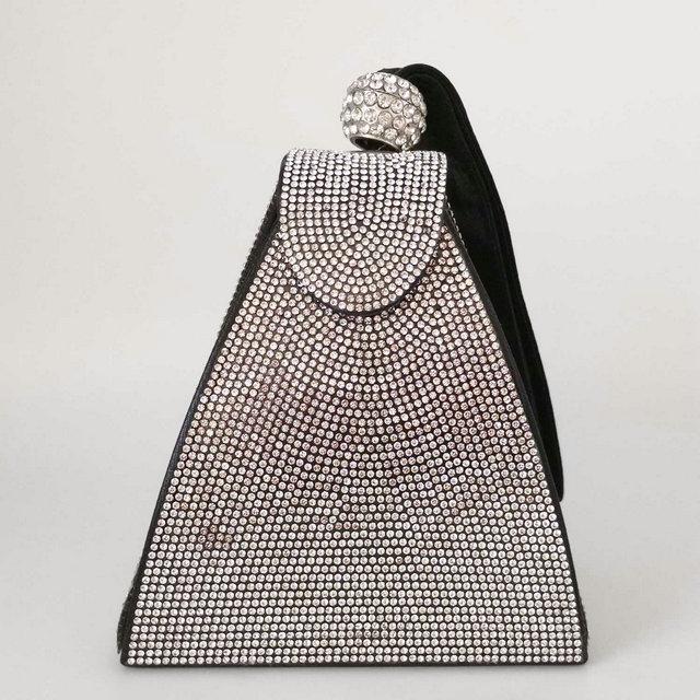 Boutique De FGG Pyramid Shape Crystal Clutch Evening Bags for Women Formal Party Rhinestone Purse Bridal Wedding Handbags Mini
Boutique De FGG Pyramid Shape Crystal Clutch Evening Bags for Women Formal Party Rhinestone Purse Bridal Wedding Handbags Mini