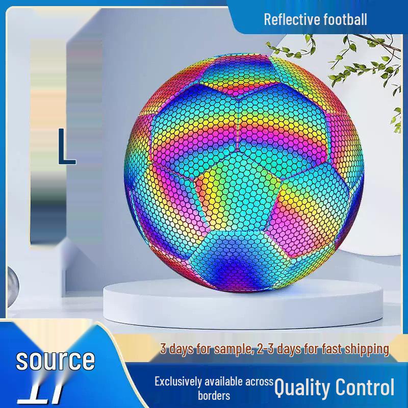 Reflective Fluorescent Night Glow Football - Size 4 & Size 5, Machine-stitched PU for Children s Match Training Size 5 Ball (Standard 11-a-side Use)
Reflective Fluorescent Night Glow Football - Size 4 & Size 5, Machine-stitched PU for Children s Match Training Size 5 Ball (Standard 11-a-side Use)