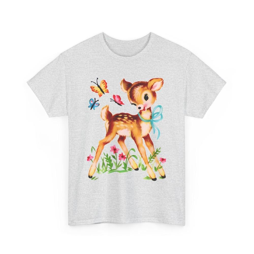 vintage cute baby deer reproduction tshirt L
vintage cute baby deer reproduction tshirt L