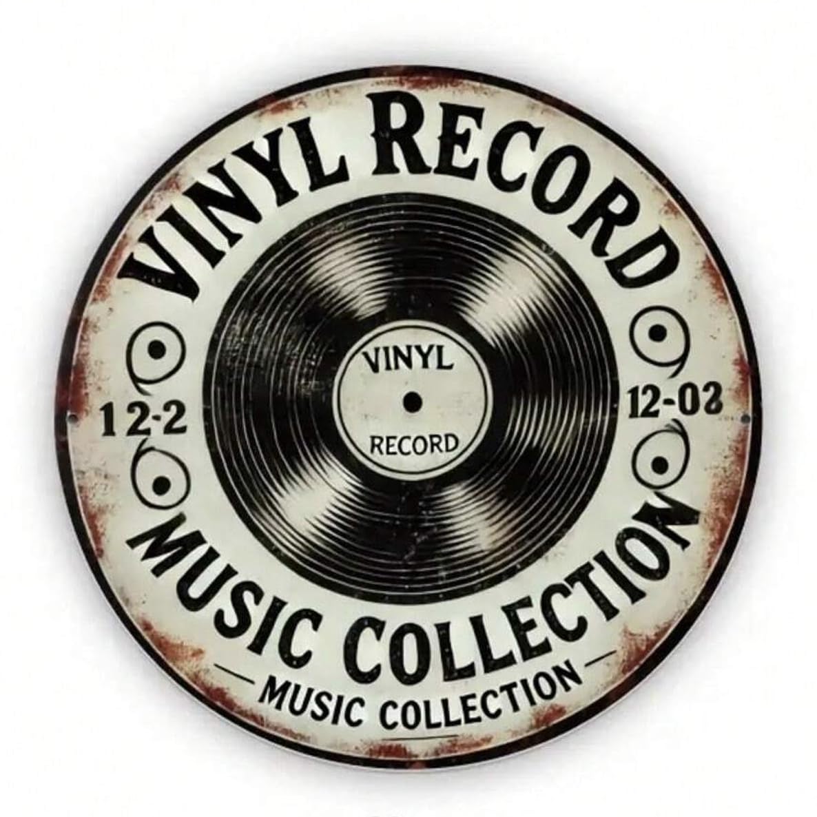 ALOHAMONI Round Metal Sign Diner Route66 Vintage Record White
ALOHAMONI Round Metal Sign Diner Route66 Vintage Record White