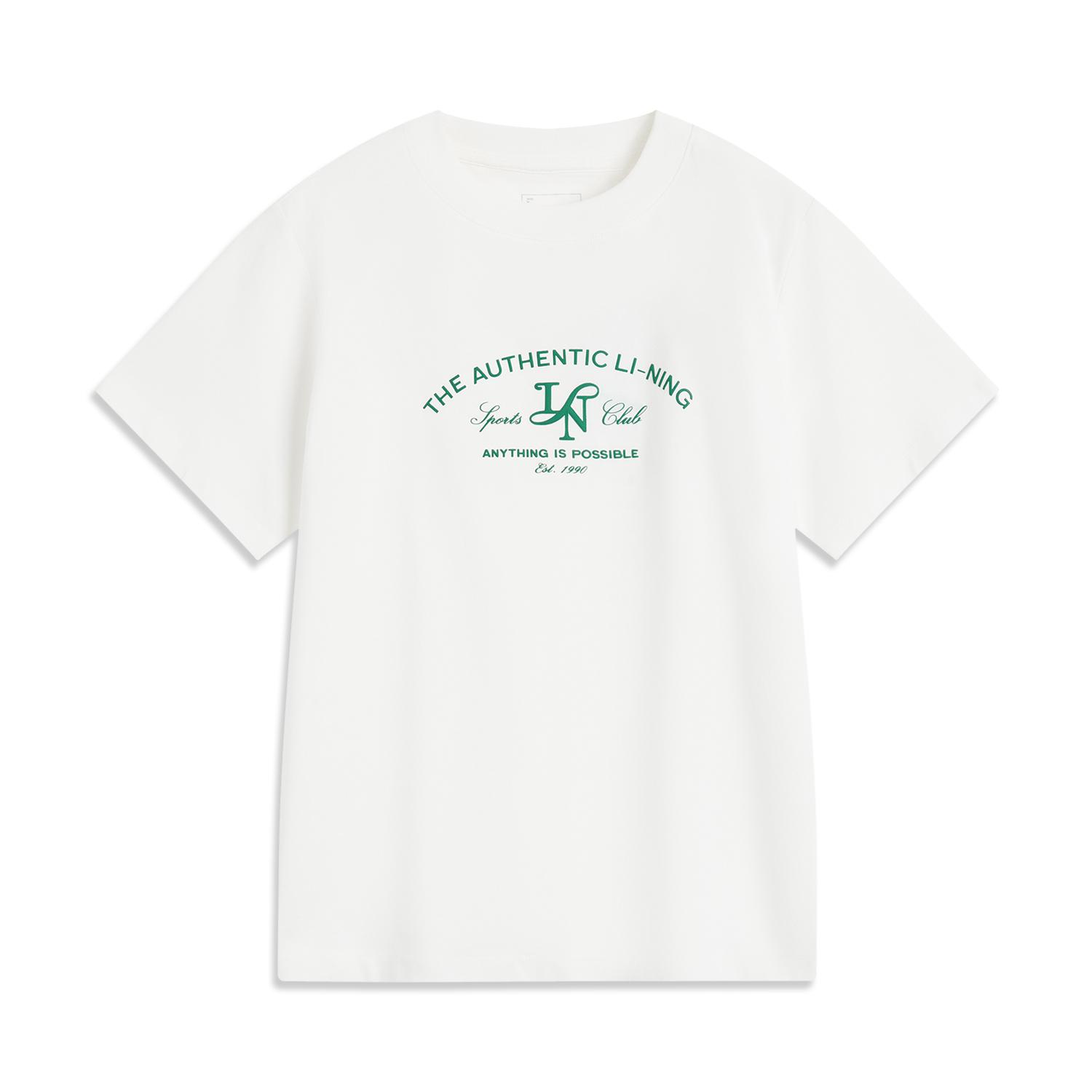 Li Ning Sports Trend Series Simple Casual Solid Color Round Neck Pullover Short Sleeve T-Shirt Women Tops Off-White AHSV186-1 M
Li Ning Sports Trend Series Simple Casual Solid Color Round Neck Pullover Short Sleeve T-Shirt Women Tops Off-White AHSV186-1 M