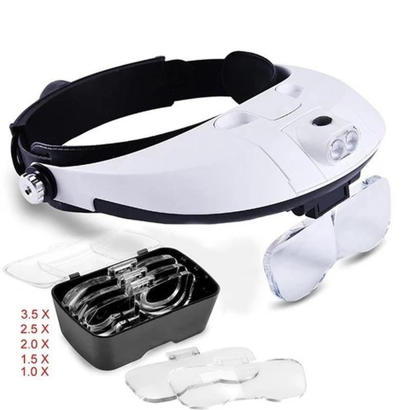 1X 1.5X 2X 2.5X 3.5X Headband Magnifier Multi-functional Adjustable Professional Repair Tool
1X 1.5X 2X 2.5X 3.5X Headband Magnifier Multi-functional Adjustable Professional Repair Tool