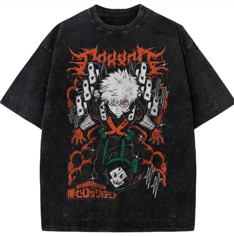 Bakugou Katsuki My Hero Academia T Shirt Vintage Washed Oversized T-shirt Men s Unisex Clothing High Quality Cotton Tees Tops S
Bakugou Katsuki My Hero Academia T Shirt Vintage Washed Oversized T-shirt Men s Unisex Clothing High Quality Cotton Tees Tops S