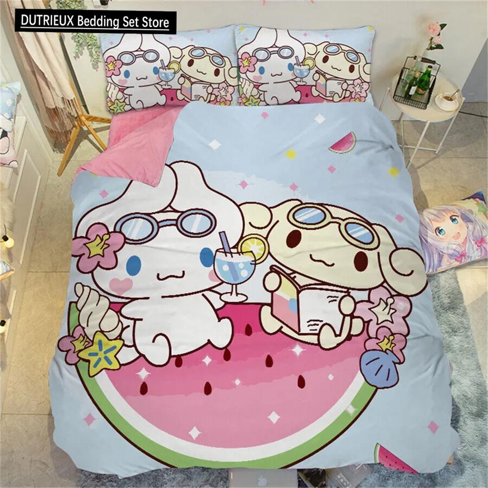 Cinnamoroll Duvet Cover Kawaii Cartoon Bedding Set Cute Quilt Cover Polyester Twin Queen King Size for Teens Kids EU single(135x200cm)
Cinnamoroll Duvet Cover Kawaii Cartoon Bedding Set Cute Quilt Cover Polyester Twin Queen King Size for Teens Kids EU single(135x200cm)