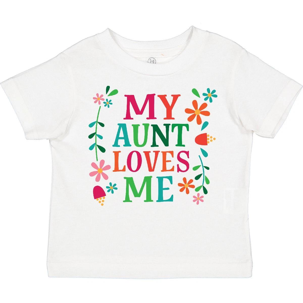 Inktastic My Aunt Loves Me Niece Toddler kids boys T-Shirt Girls Floral Clothing Apparel 160
Inktastic My Aunt Loves Me Niece Toddler kids boys T-Shirt Girls Floral Clothing Apparel 160